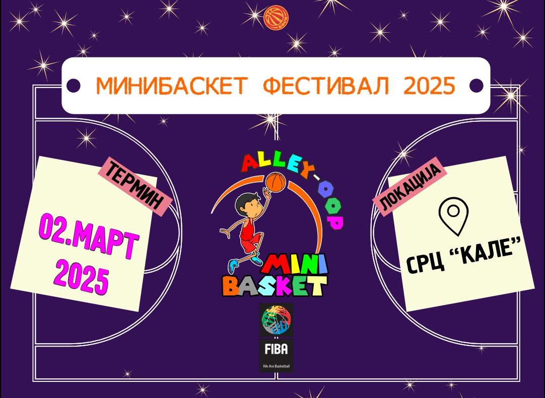 Време е за МИНИБАСКЕТ Фестивал 2025!