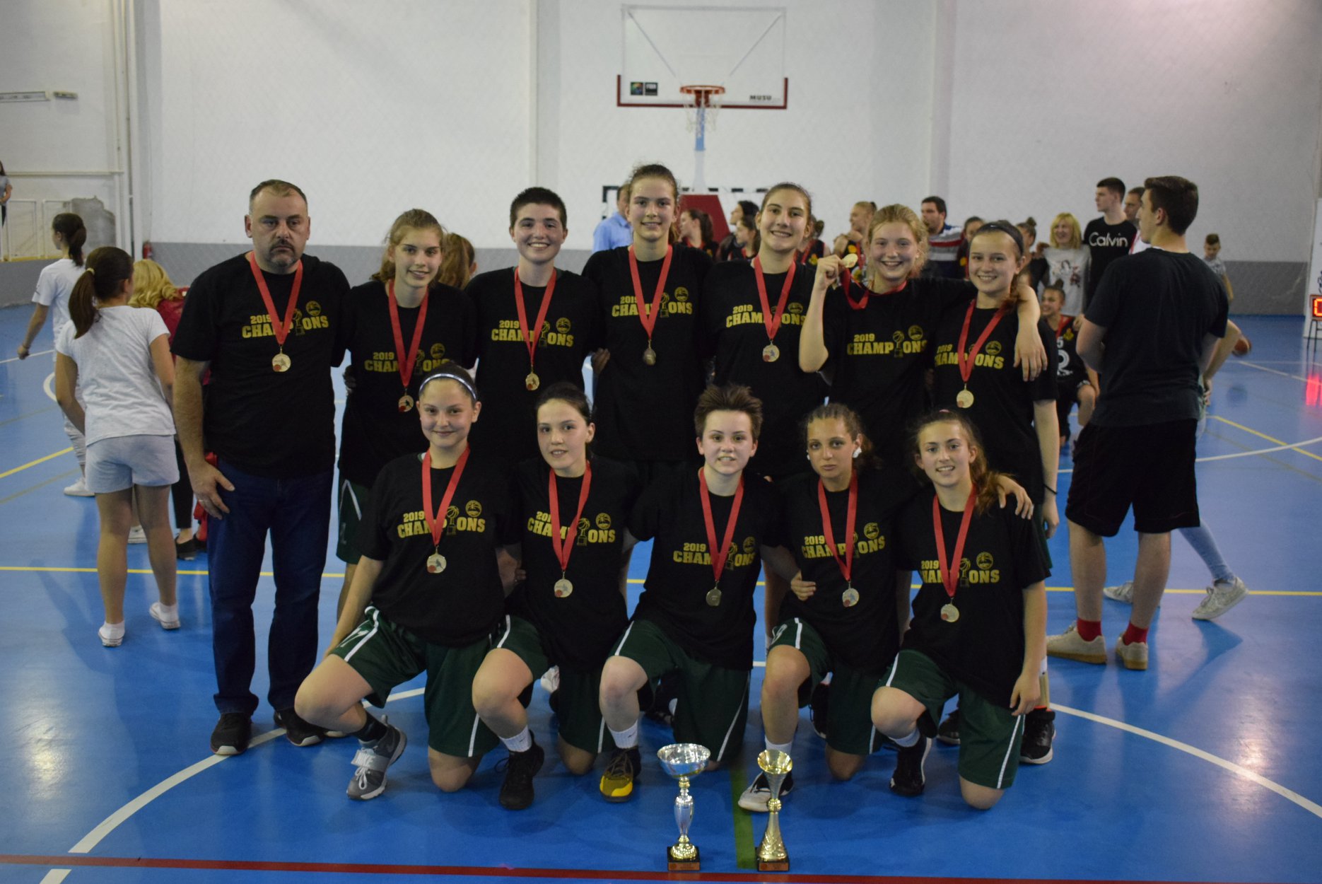 М16: Кошаркарките на Струга 2009 шампионки за 2018/2019