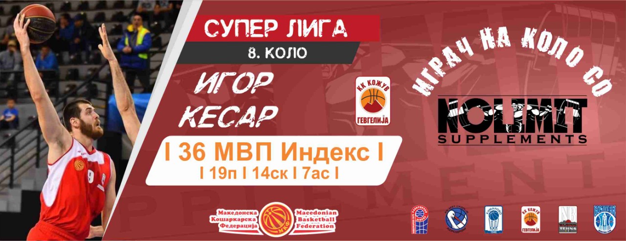 Игор Кесар - Играч на 8. коло Супер Лига!